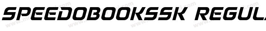 SpeedoBookSSK Regula字体转换